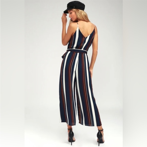 Lulus Striped Jumpsuit - Picture 2 of 4